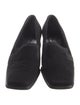 Stuart Weitzman Suede Chain-Link Accents Loafers