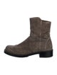 Stuart Weitzman Suede Moto Boots