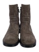 Stuart Weitzman Suede Moto Boots