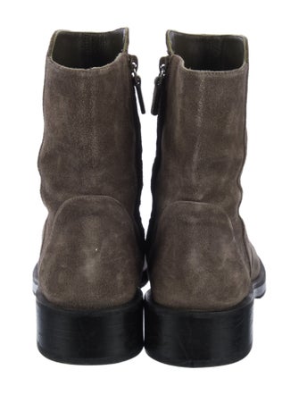 Stuart Weitzman Suede Moto Boots