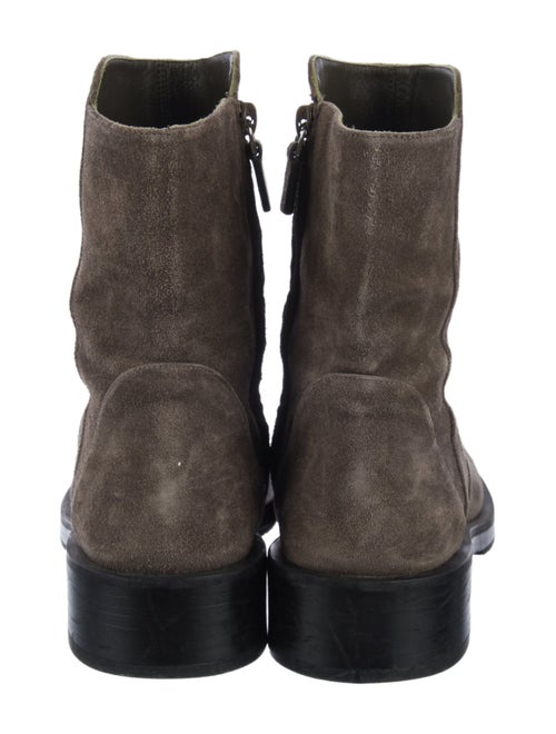 Stuart Weitzman Suede Moto Boots