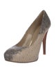 Stuart Weitzman Snakeskin Animal Print Pumps