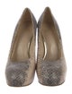 Stuart Weitzman Snakeskin Animal Print Pumps