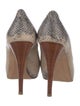 Stuart Weitzman Snakeskin Animal Print Pumps