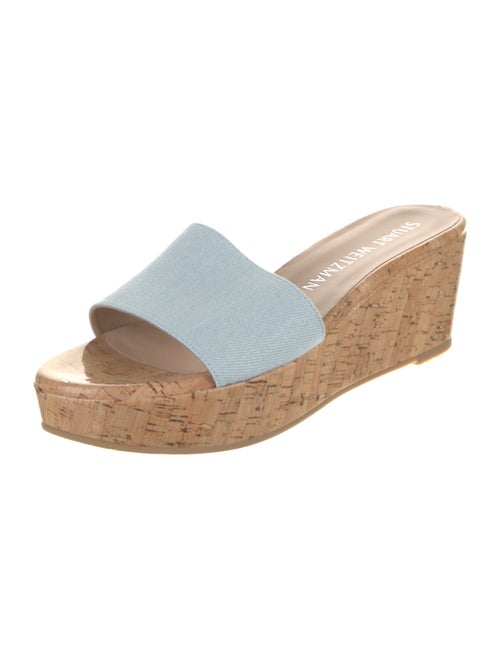 Stuart Weitzman Leather Slides