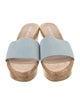 Stuart Weitzman Leather Slides