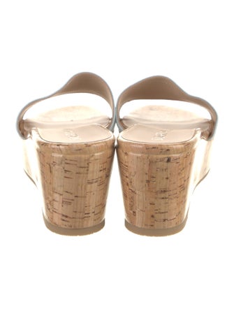 Stuart Weitzman Leather Slides