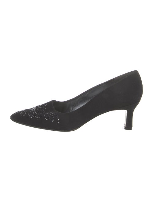 Stuart Weitzman Crystal Embellishments Pumps