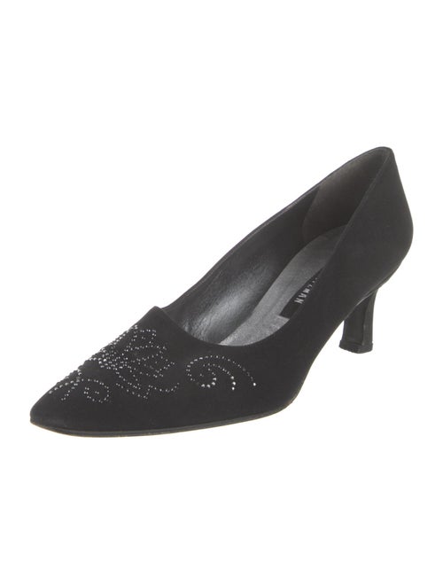 Stuart Weitzman Crystal Embellishments Pumps