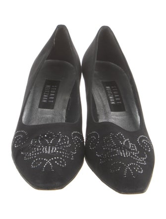 Stuart Weitzman Crystal Embellishments Pumps