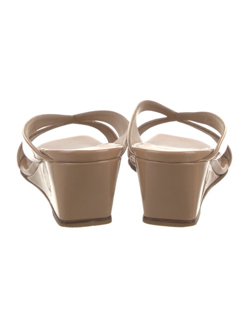 Stuart Weitzman Patent Leather Slides