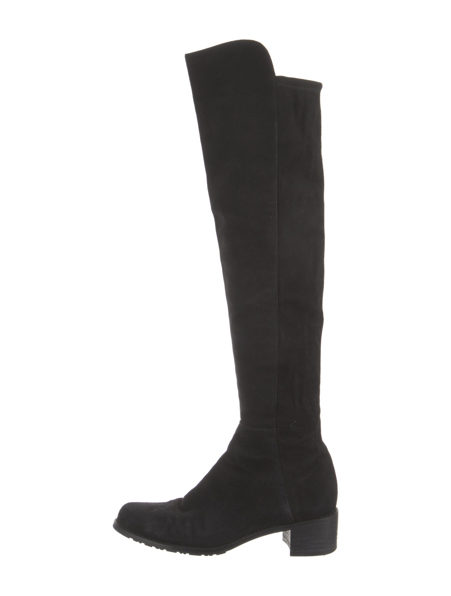 Stuart Weitzman Suede Embroidered Accent Boots