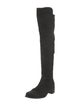 Stuart Weitzman Suede Embroidered Accent Boots