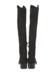 Stuart Weitzman Suede Embroidered Accent Boots