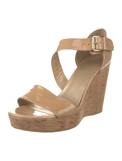 Stuart Weitzman Patent Leather Sandals