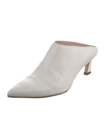 Stuart Weitzman Leather Mules