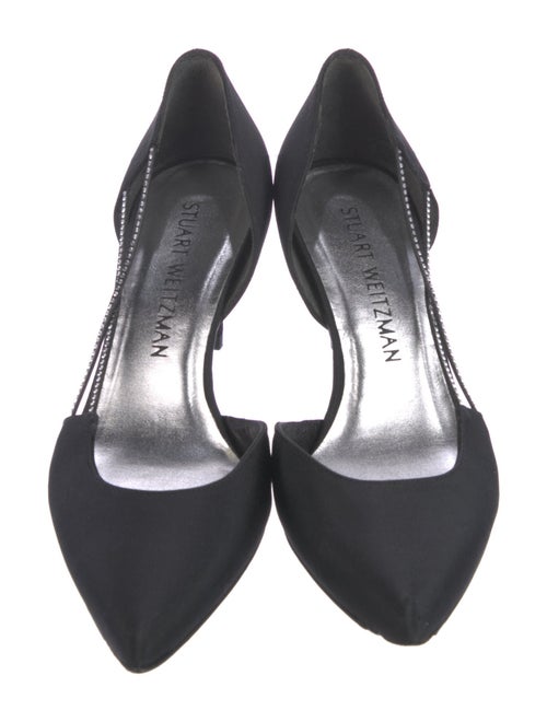 Stuart Weitzman Crystal Embellishments D'Orsay Pumps