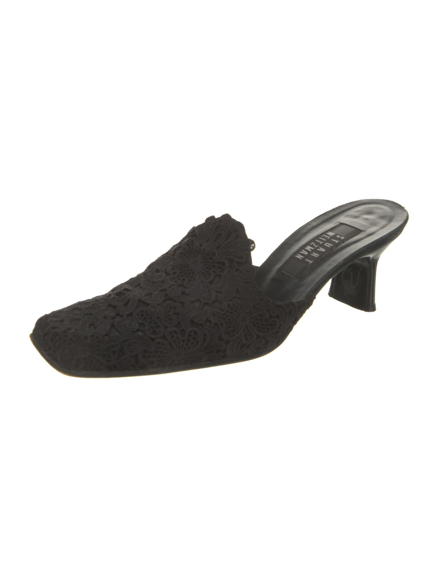 Stuart Weitzman Lace Mules
