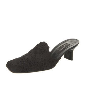 Stuart Weitzman Lace Mules