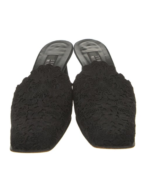 Stuart Weitzman Lace Mules