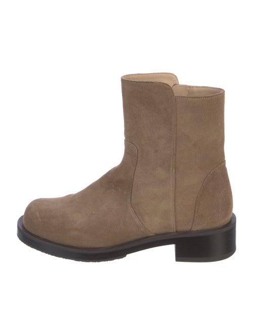 Stuart Weitzman Suede Moto Boots