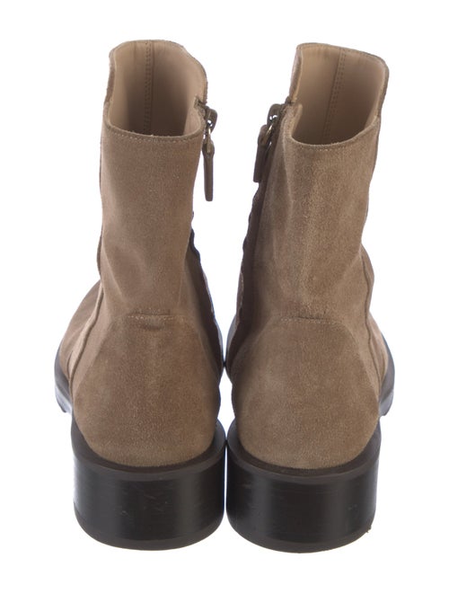 Stuart Weitzman Suede Moto Boots