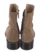 Stuart Weitzman Suede Moto Boots