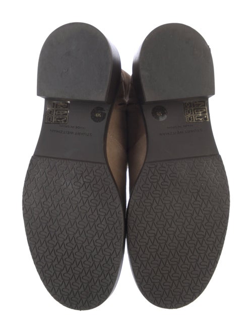 Stuart Weitzman Suede Moto Boots