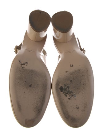 Stuart Weitzman Patent Leather Slingback Pumps