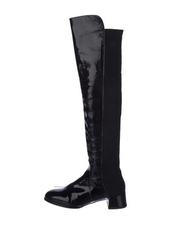 Stuart Weitzman Patent Leather Boots