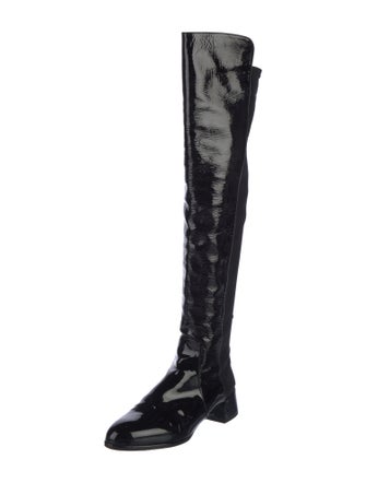 Stuart Weitzman Patent Leather Boots