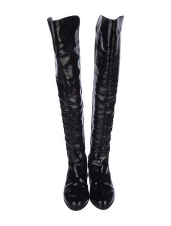 Stuart Weitzman Patent Leather Boots