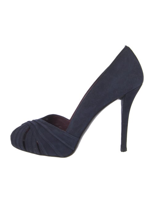 Stuart Weitzman Suede D'Orsay Pumps