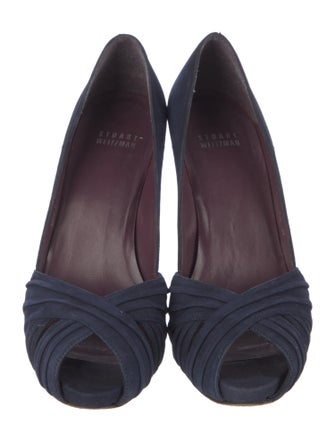 Stuart Weitzman Suede D'Orsay Pumps