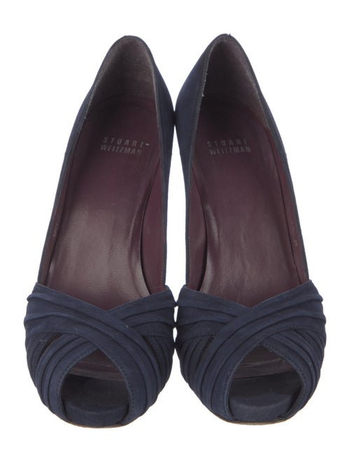 Stuart Weitzman Suede D'Orsay Pumps