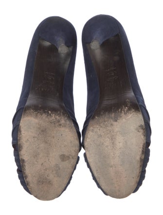 Stuart Weitzman Suede D'Orsay Pumps