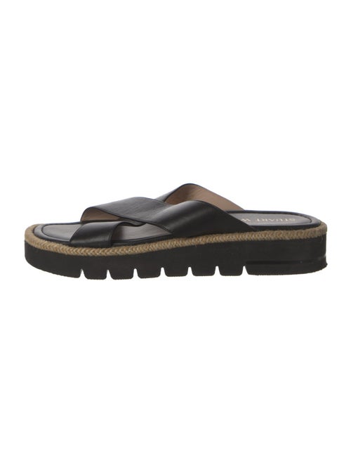 Stuart Weitzman Leather Slides