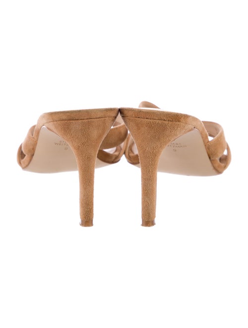 Stuart Weitzman Suede Slides