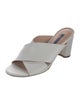 Stuart Weitzman Leather Slides