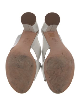 Stuart Weitzman Leather Slides