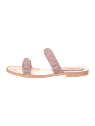 Stuart Weitzman Rubber Slides