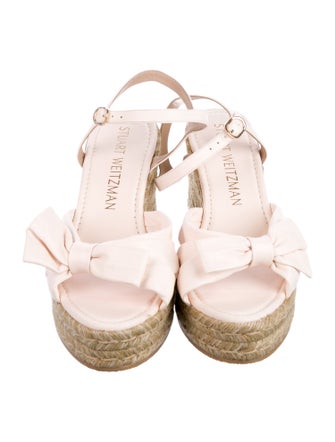 Stuart Weitzman Leather Espadrilles