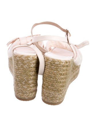 Stuart Weitzman Leather Espadrilles