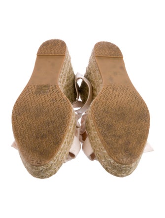 Stuart Weitzman Leather Espadrilles