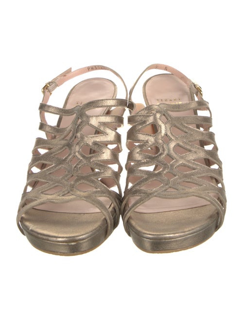 Stuart Weitzman Leather Slingback Sandals