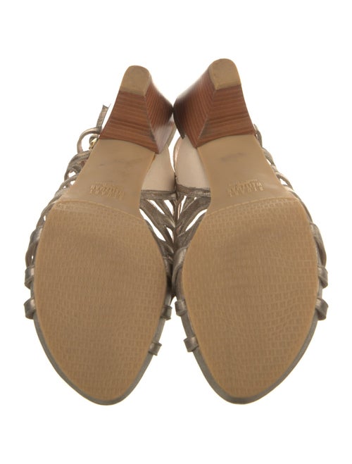 Stuart Weitzman Leather Slingback Sandals