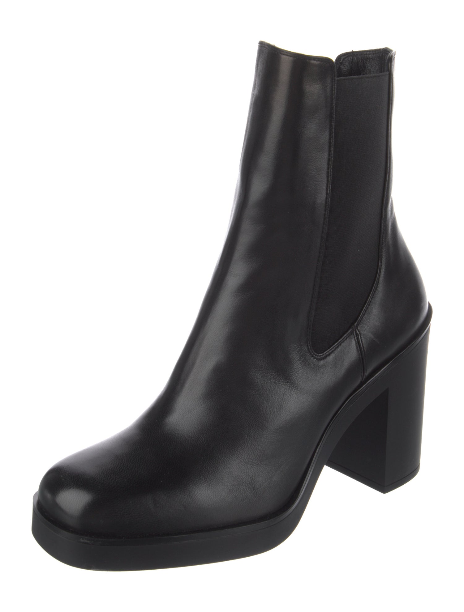 Stuart Weitzman Leather Chelsea Boots