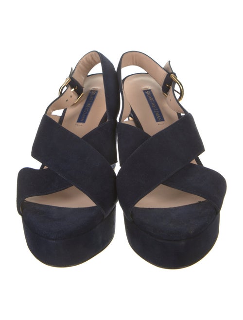 Stuart Weitzman Suede Slingback Sandals
