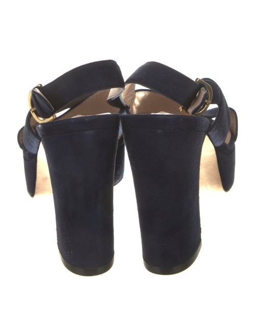 Stuart Weitzman Suede Slingback Sandals