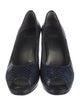 Stuart Weitzman Leather Animal Print Pumps